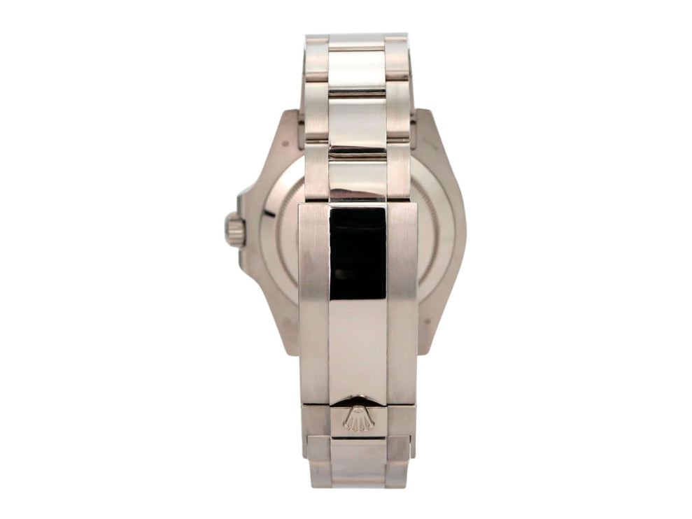 Rolex Submariner Date Weißgold 126619LB, Rückseite mit Oyster-Armband aus 18 kt Weißgold