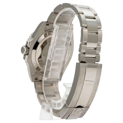 Rolex Submariner Date Weißgold 126619LB Rückseite mit Oyster-Armband aus 18 kt Weißgold