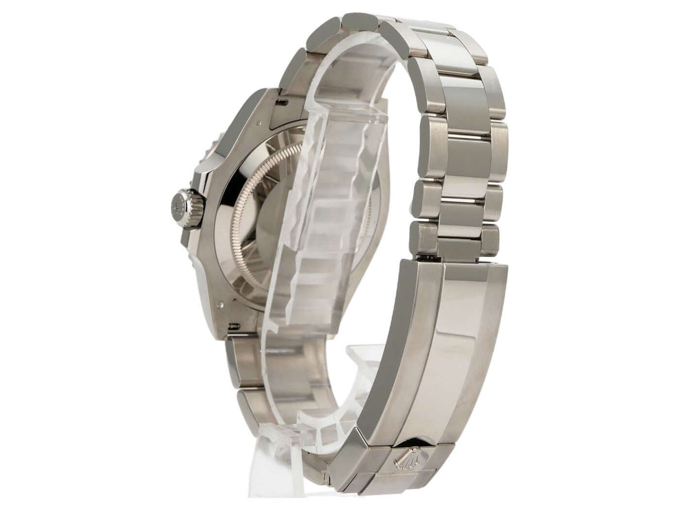 Rolex Submariner Date Weißgold 126619LB Rückseite mit Oyster-Armband aus 18 kt Weißgold