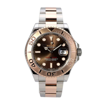 Rolex Yacht-Master 40 Oystersteel Everose-Gold 126621 Schoko mit schokoladenfarbener Zifferblatt.