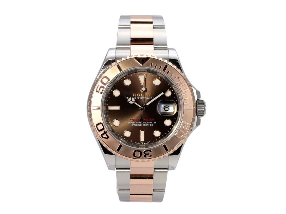 Rolex Yacht-Master 40 Oystersteel Everose-Gold 126621 Schoko mit schokoladenfarbener Zifferblatt.