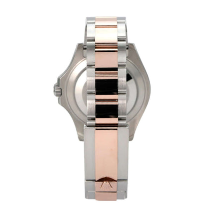 Rolex Yacht-Master 40 Oystersteel Everose-Gold 126621 Schoko Rückansicht des Uhrenarmbands aus Edelstahl und Everose-Gold