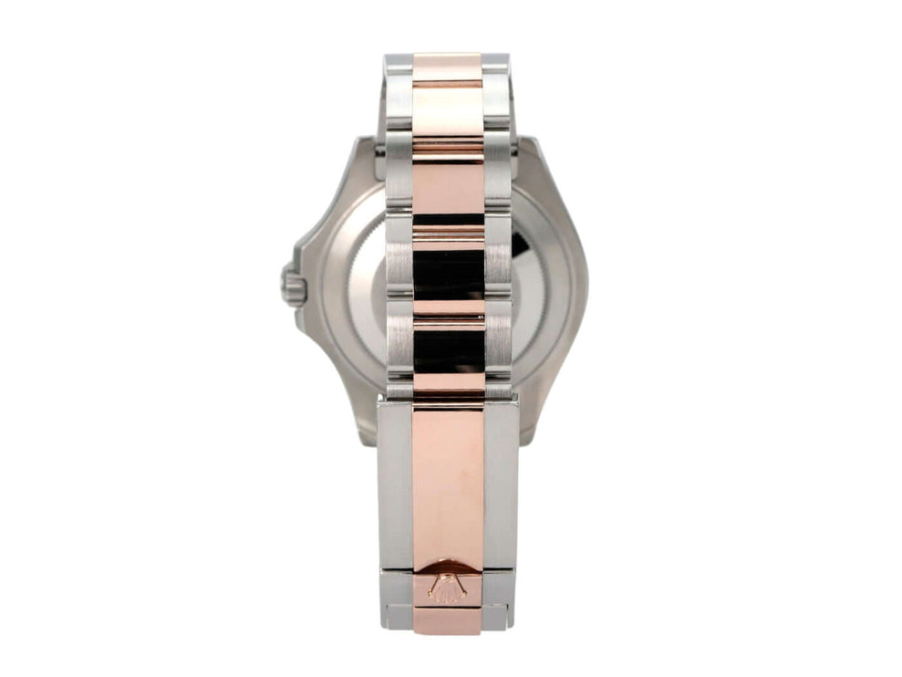 Rolex Yacht-Master 40 Oystersteel Everose-Gold 126621 Schoko Rückansicht des Uhrenarmbands aus Edelstahl und Everose-Gold