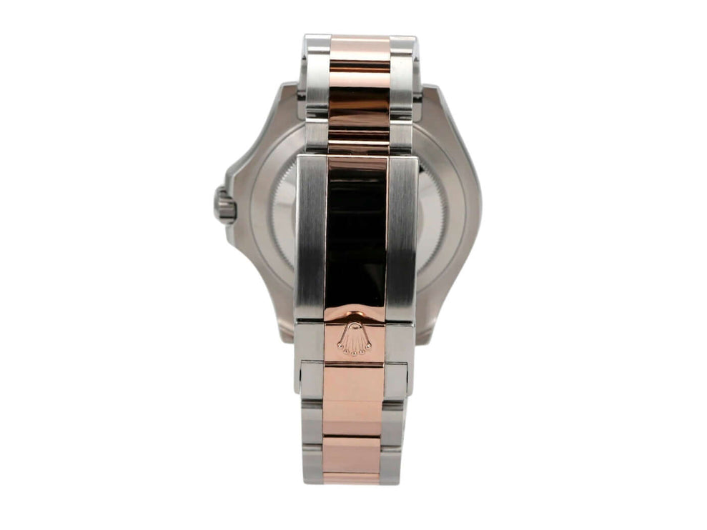 Rolex Yacht-Master 40 Oystersteel Everose-Gold 126621 Schwarz, Gehäuse aus Oystersteel und Everose-Gold, Rückansicht.