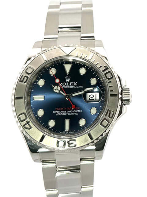 Rolex Yacht-Master 40 Oystersteel Platinum 126622 Blue from
