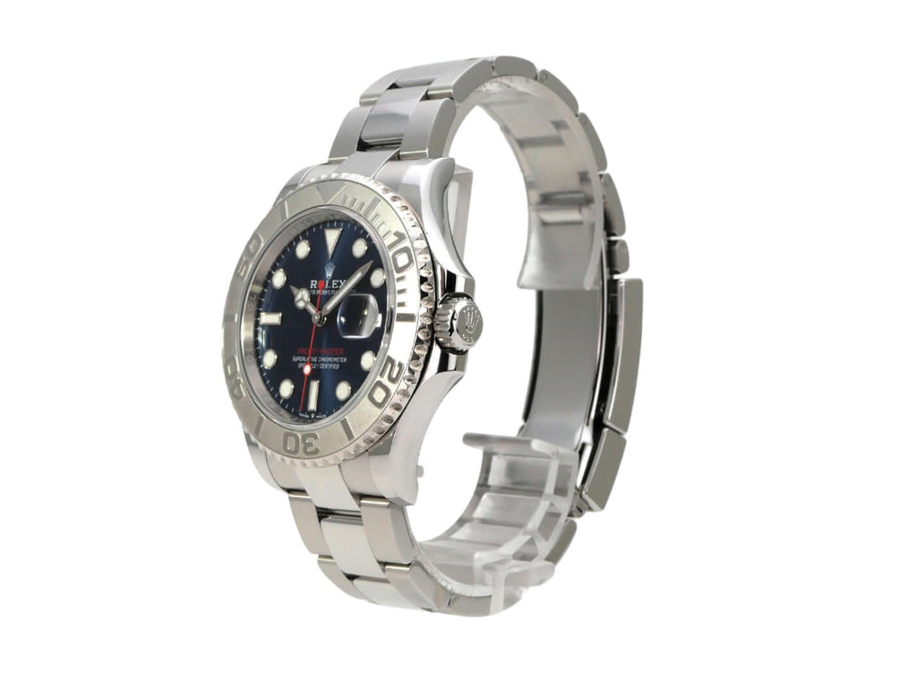 Rolex Yacht-Master 40 Oystersteel Platin 126622 Blau, Edelstahlgehäuse, blaues Zifferblatt, drehbare Lünette