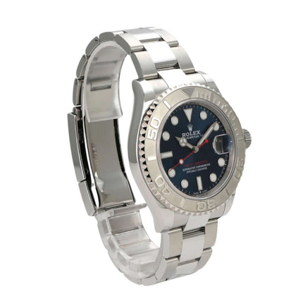 Rolex Yacht-Master 40 Oystersteel Platin 126622 Blau mit Edelstahlarmband und blauem Zifferblatt