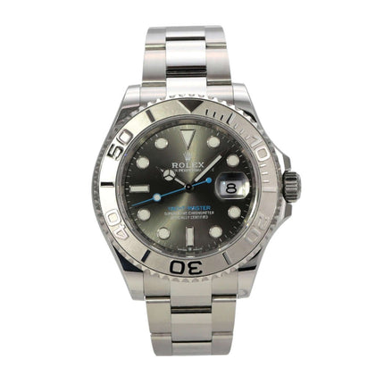 Rolex Yacht-Master 40 Oystersteel Platin 126622 Rhodium elegante Uhr mit Edelstahl und Platin-Gehäuse