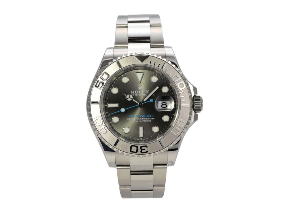 Rolex Yacht-Master 40 Oystersteel Platin 126622 Rhodium elegante Uhr mit Edelstahl und Platin-Gehäuse