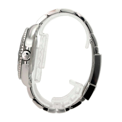 Rolex Yacht-Master 40 Oystersteel Platin 126622 Rhodium seitliche Ansicht des Gehäuses und Armbands