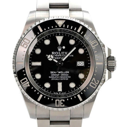 Rolex Sea-Dweller 126660 Deepsea aus Edelstahl mit schwarzem Zifferblatt, Keramiklünette und Oysterband