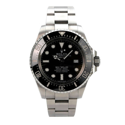 Rolex Sea-Dweller 126660 Deepsea aus Edelstahl mit schwarzem Zifferblatt und Oyster-Armband