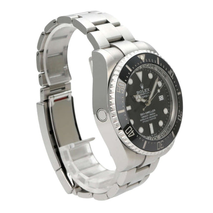 Rolex Sea-Dweller 126660 Deepsea aus Edelstahl mit schwarzem Zifferblatt und Oyster-Armband