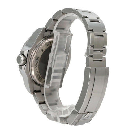 Rolex Sea-Dweller 126660 Deepsea, Edelstahlarmband und Gehäuse, Rückansicht der Taucheruhr