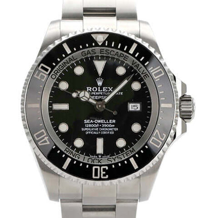 Rolex Sea-Dweller 126660 Deepsea, Edelstahl-Uhr, schwarzes Zifferblatt, 44 mm Gehäuse, Taucheruhr, 2021 Modell.