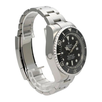 Rolex Sea-Dweller 126660 Deepsea aus Edelstahl mit schwarzem Zifferblatt, Keramiklünette und Oyster-Band