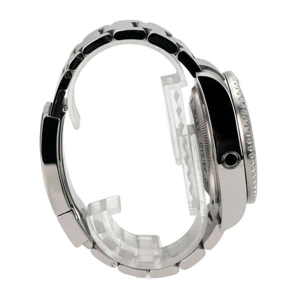 Rolex Sea-Dweller Deepsea 126660 D-Blue Edelstahlgehäuse seitliche Ansicht mit Keramikeinlage.