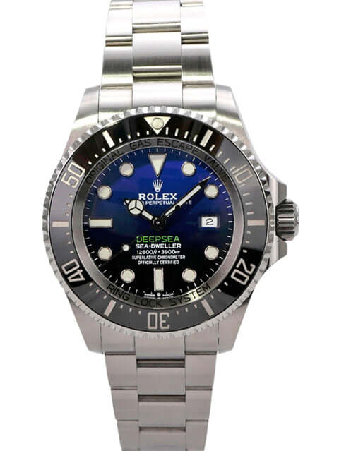 Rolex Sea-Dweller Deepsea 126660 D-Blue, Edelstahlgehäuse, blaues Zifferblatt, drehbare Lünette, 44 mm, 2020 Modell.