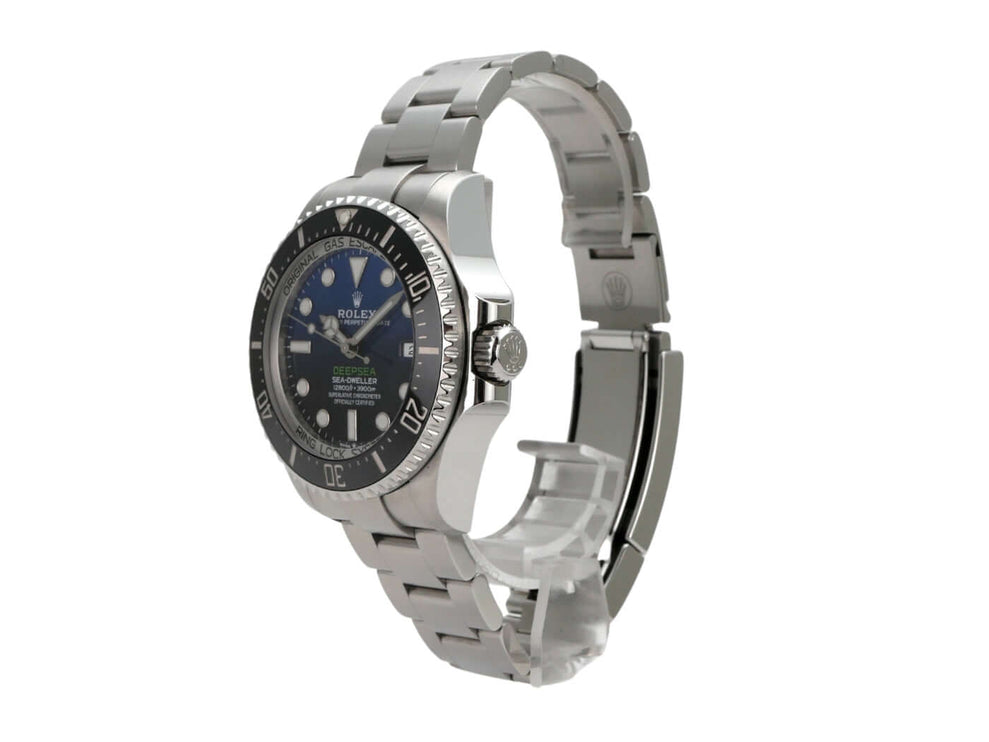 Rolex Sea-Dweller Deepsea 126660 D-Blue, Edelstahl Gehäuse, blaue Zifferblatt, 44 mm Durchmesser, tauchfähig.