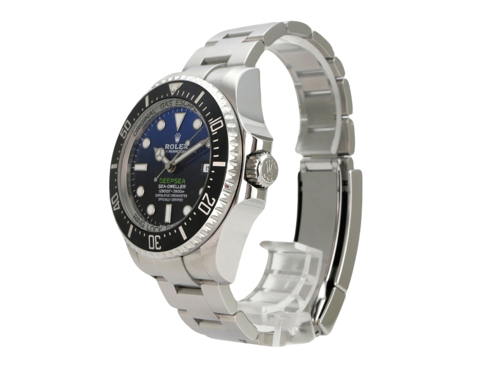 Rolex Sea-Dweller Deepsea 126660 D-Blue aus Edelstahl mit blau-schwarzem Zifferblatt und Oysterband