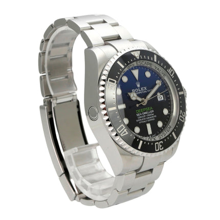 Rolex Sea-Dweller Deepsea 126660 D-Blue, Edelstahl-Taucheruhr mit schwarzem Zifferblatt und Oysterband