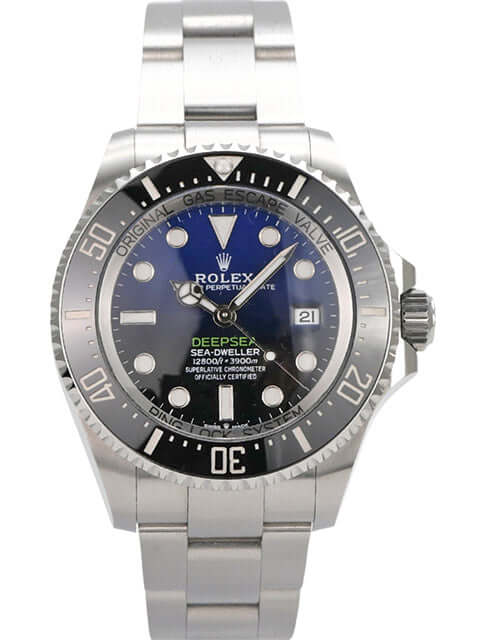 Rolex Sea-Dweller Deepsea 126660 D-Blue aus 2023, Edelstahl, schwarzer Keramiklünette, blau-schwarzes Zifferblatt