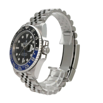 Rolex GMT-Master II 126710BLNR Edelstahl mit blau-schwarzer Lünette und Jubile-Armband