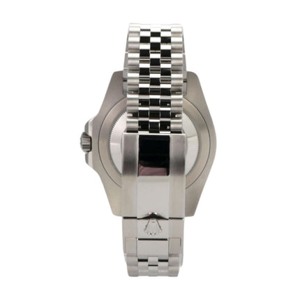 Rolex GMT-Master II 126710BLNR Edelstahl Uhr mit Jubile-Armband in poliertem und satiniertem Edelstahl.