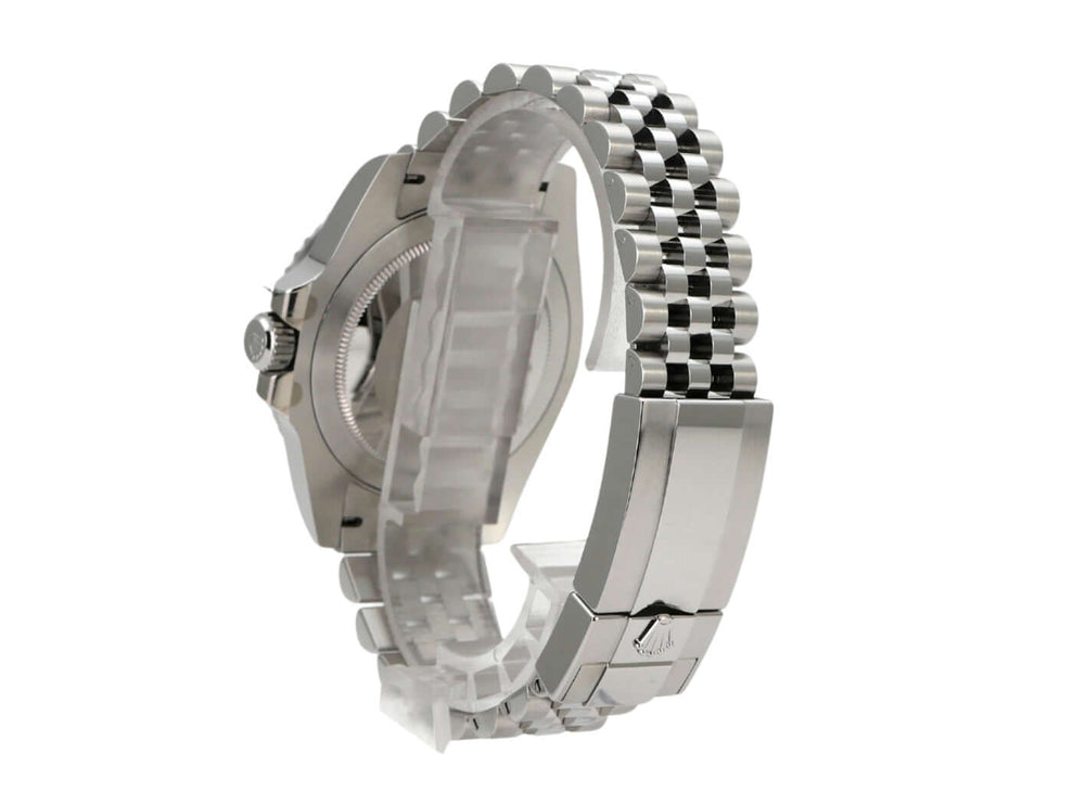 Rolex GMT-Master II 126710BLNR Edelstahl Uhrenarmband, poliertes und satiniertes Edelstahl mit Jubile-Dekor.