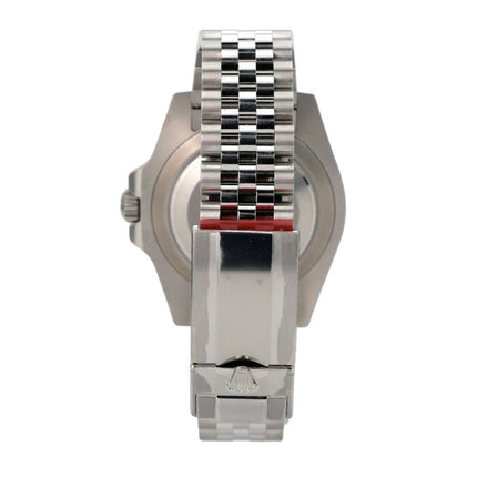 Armband der Rolex GMT-Master II Edelstahl 126710BLNR mit Sicherheitsfaltschließe und Jubilé-Design.