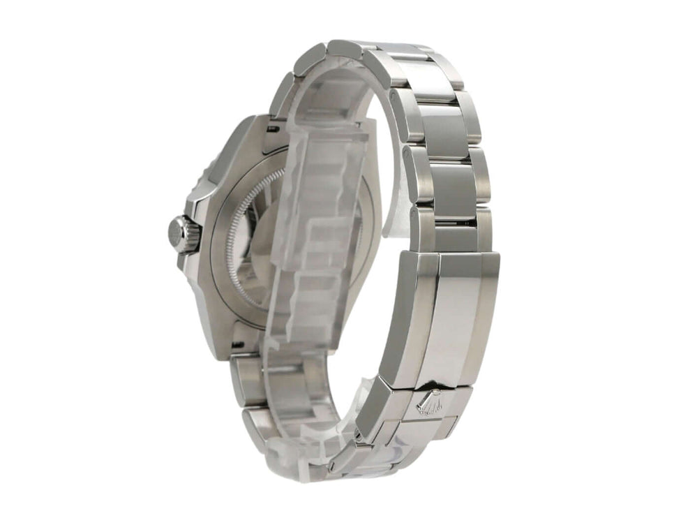 Rolex GMT-Master II Edelstahl 126710BLNR Oyster-Band Detailaufnahme des Edelstahlarmbands