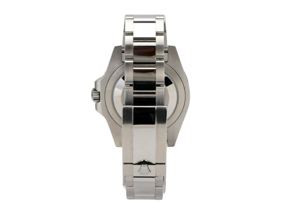 Rolex GMT-Master II Edelstahl 126710BLNR Oyster-Band seitliche Ansicht des Edelstahlarmbands