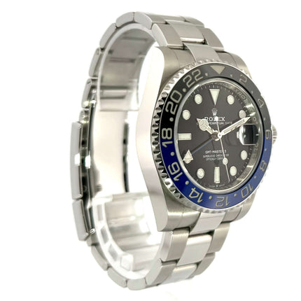 Rolex GMT-Master II Edelstahl 126710BLNR mit schwarz/blauer Keramik-Lünette und Oyster-Edelstahlarmband