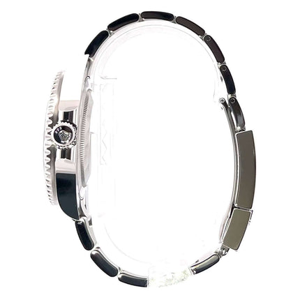 Rolex GMT Master II 126710BLNR Edelstahlgehäuse und Oyster-Band, Seitenansicht