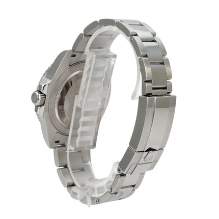 Rolex GMT-Master II Edelstahl 126710BLRO Oyster-Band Seitenansicht mit Oyster-Edelstahlarmband