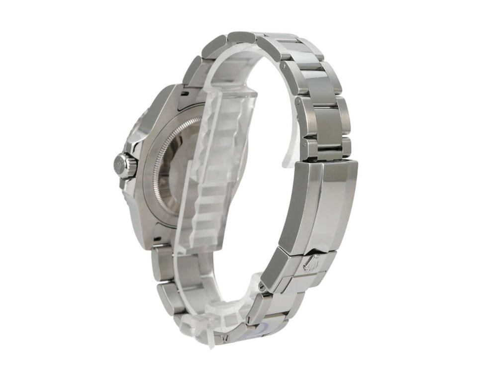 Rolex GMT-Master II Edelstahl 126710BLRO Oyster-Band Seitenansicht mit Oyster-Edelstahlarmband