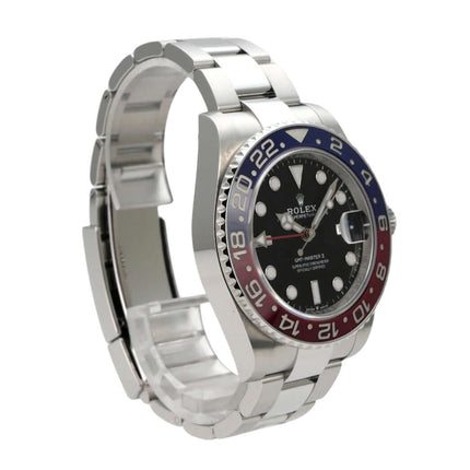 Rolex GMT-Master II Edelstahl 126710BLRO Oyster-Band mit poliertem und satiniertem Edelstahlarmband