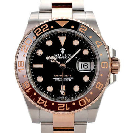 Rolex GMT-Master II Edelstahl Everose-Gold 126711CHNR mit schwarzem Zifferblatt und Everose-Gold-Lünette