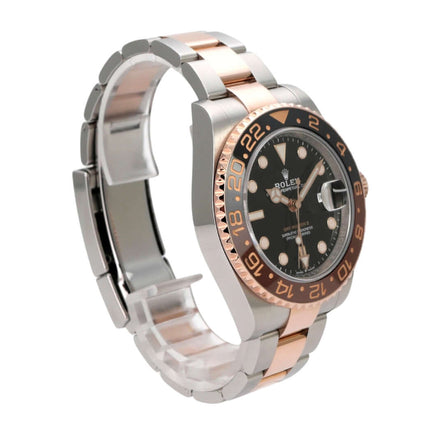 Rolex GMT-Master II Edelstahl Everose-Gold 126711CHNR in Edelstahl/18 kt Everose-Gold, drehbare Keramikeinlage, schwarzes Zifferblatt.