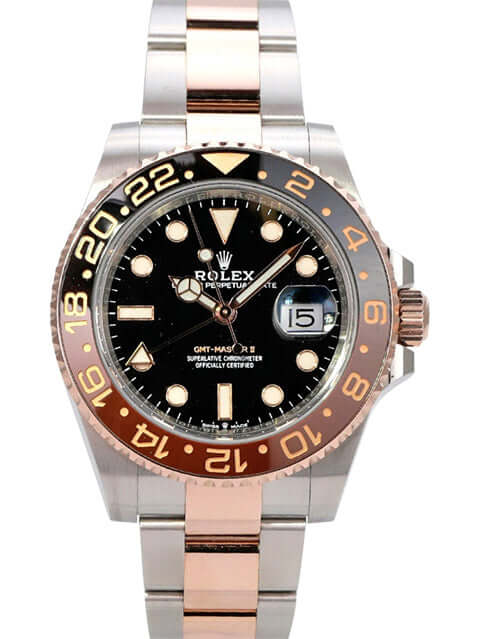 Rolex GMT-Master II Edelstahl Everose-Gold 126711CHNR mit schwarzem Zifferblatt und Everose-Lünette
