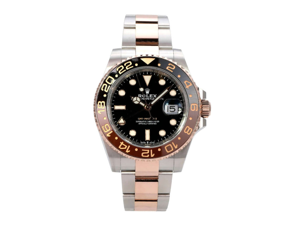 Rolex GMT-Master II Edelstahl Everose-Gold 126711CHNR mit schwarzem Zifferblatt und schwarzer Lünette