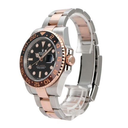 Rolex GMT-Master II Edelstahl Everose-Gold 126711CHNR, schwarze Lünette, Oyster-Armband