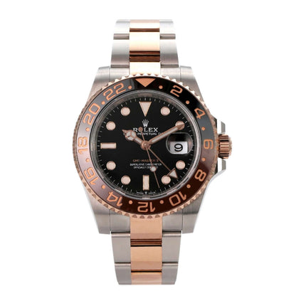 Rolex GMT-Master II Edelstahl Everose-Gold 126711CHNR mit schwarzem Zifferblatt und Everose-Gold Lünette