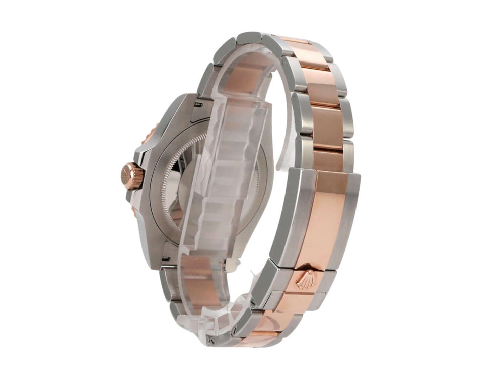 Rolex GMT-Master II Edelstahl Everose-Gold 126711CHNR Armbandansicht mit poliertem Edelstahl und Everose-Gold.