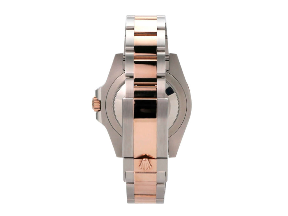 Rolex GMT-Master II Edelstahl Everose-Gold 126711CHNR Rückansicht mit Edelstahl- und Everose-Gold-Armband