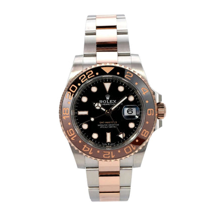 Rolex GMT-Master II Edelstahl Everose-Gold 126711CHNR mit schwarzem Zifferblatt und Keramik-Lünette