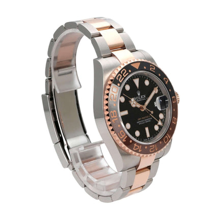 Rolex GMT-Master II Edelstahl Everose-Gold 126711CHNR mit schwarzem Zifferblatt und elegantem Design