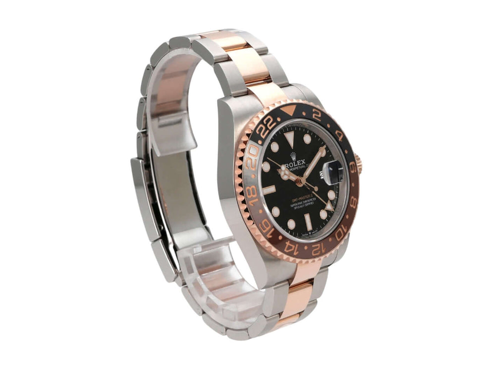 Rolex GMT-Master II Edelstahl Everose-Gold 126711CHNR mit schwarzem Zifferblatt und elegantem Design