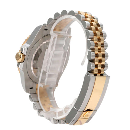 Rolex GMT-Master II Edelstahl Gelbgold 126713GRNR mit Jubilee-Band und schwarzem Zifferblatt