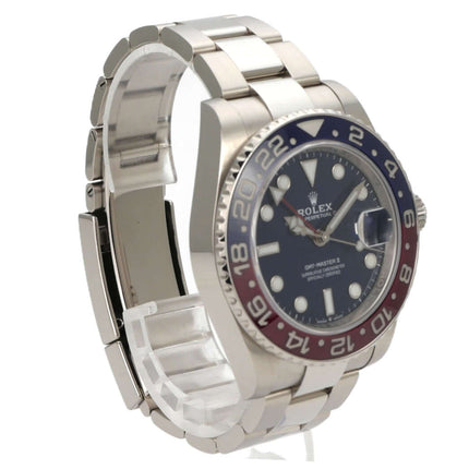 Rolex GMT-Master II Weißgold 126719BLRO Blau, blaues Zifferblatt, Weißgold-Armband und blau-rote Cerachrom-Lünette
